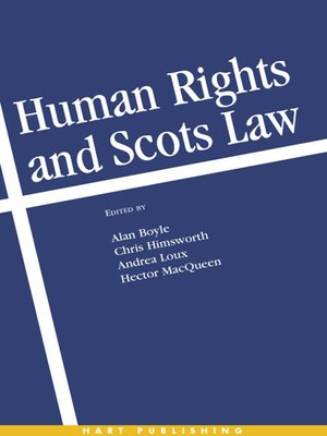 cover image of Human Rights and Scots Law